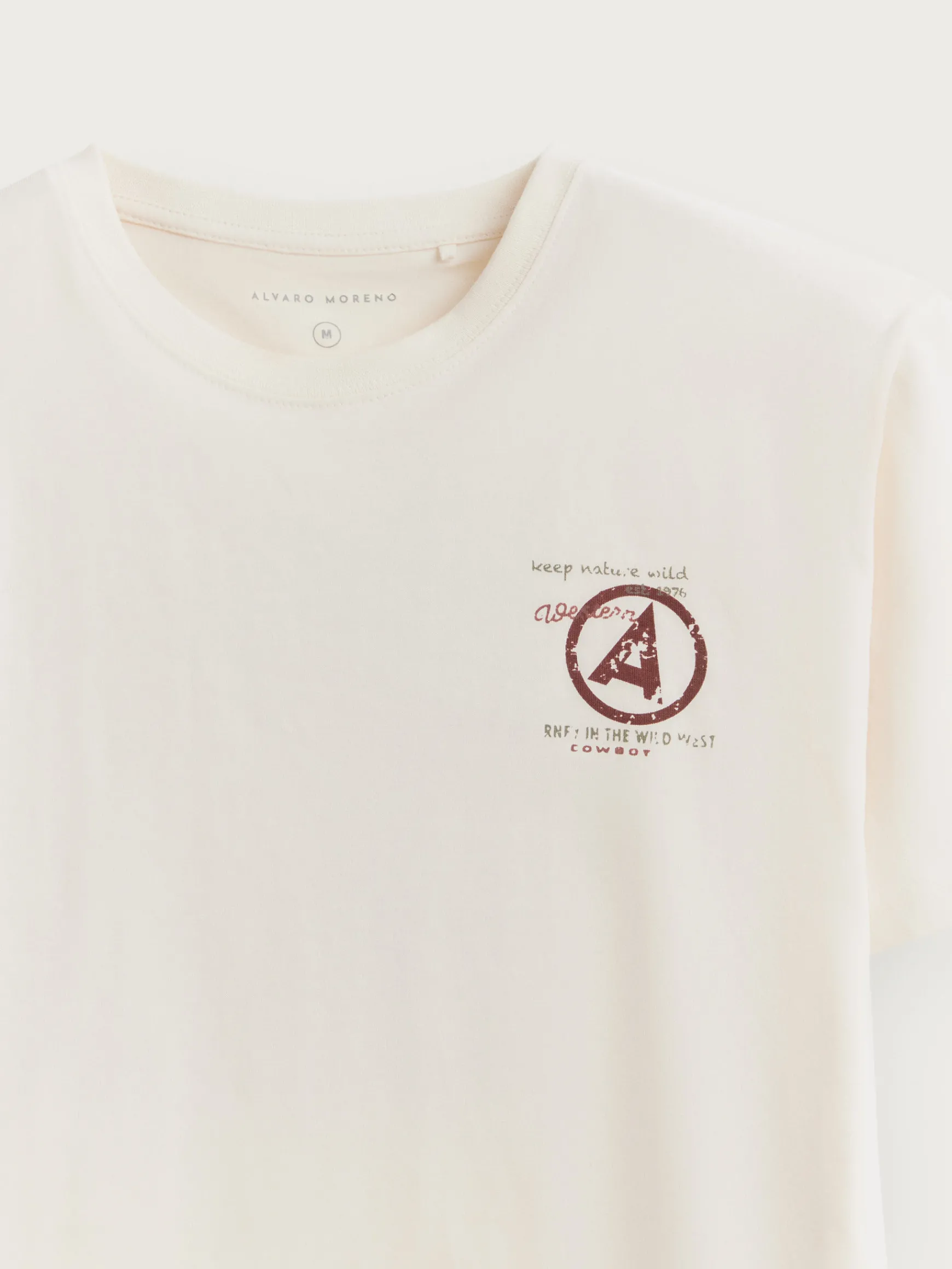 Alvaro Moreno Camisetas|CAMISETA WESTERN Blanco