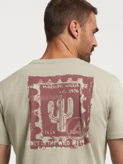 Alvaro Moreno Camisetas|CAMISETA WESTERN Verde