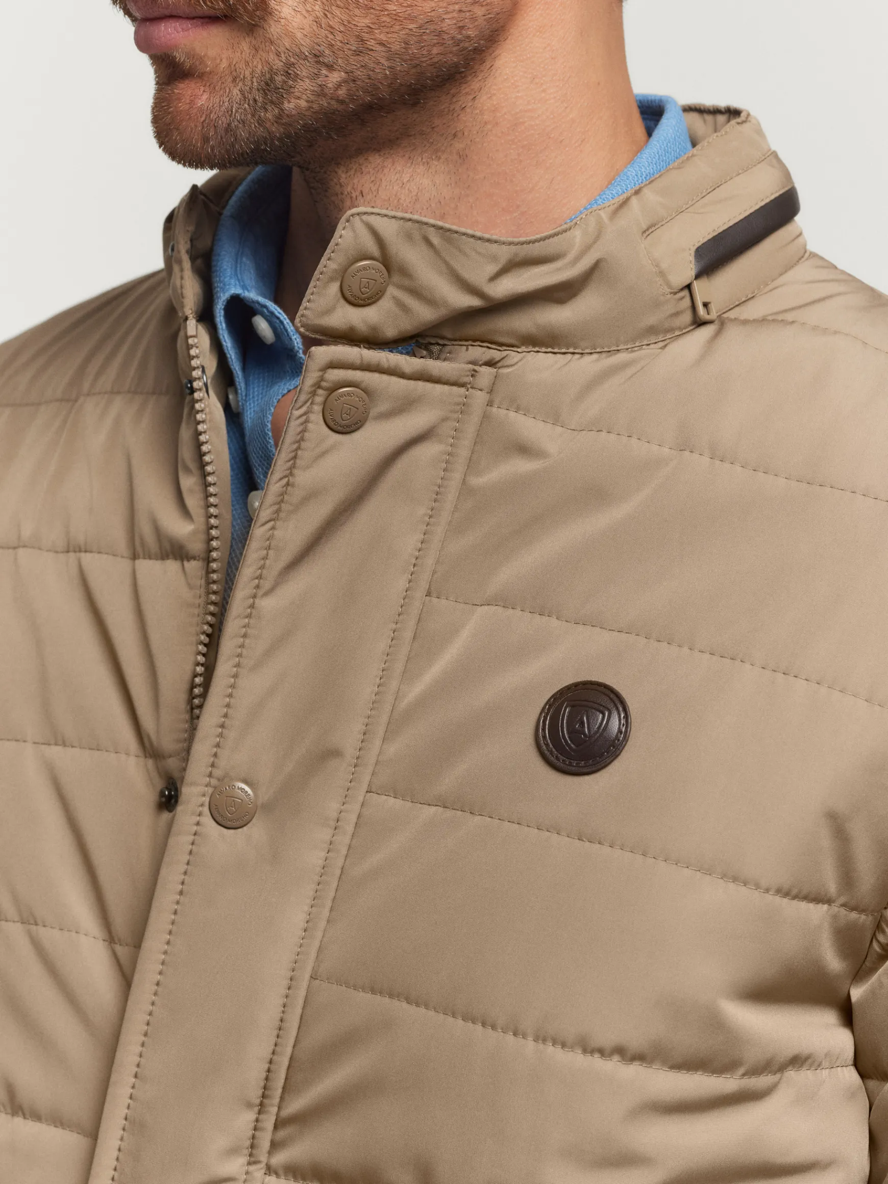 Alvaro Moreno Cazadoras Y Parkas|CAZADORA GOAT Beige