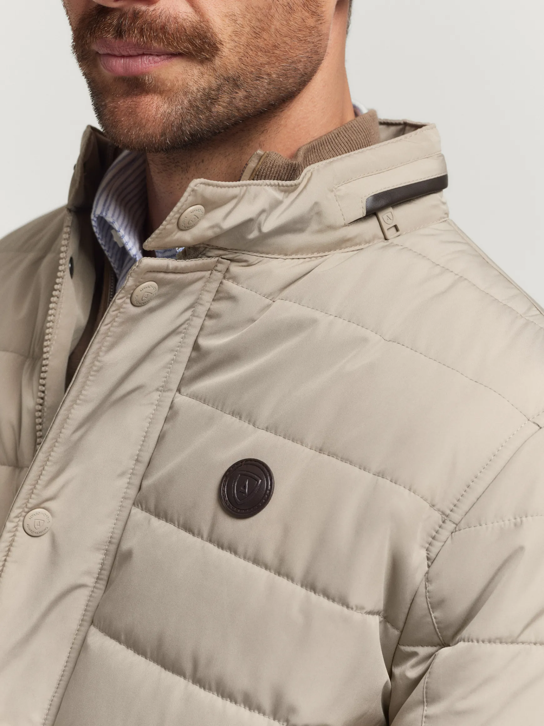 Alvaro Moreno Cazadoras Y Parkas|CAZADORA GOAT Crudo