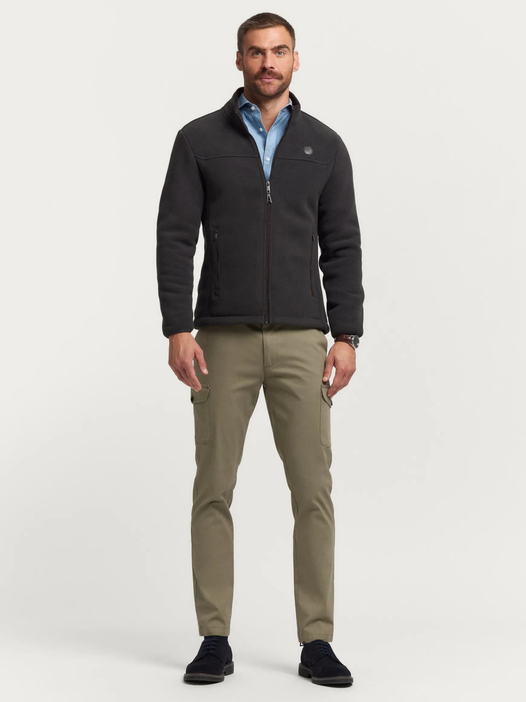 Alvaro Moreno Cazadoras Y Parkas|CAZADORA POLAR MARRÓN Marrón