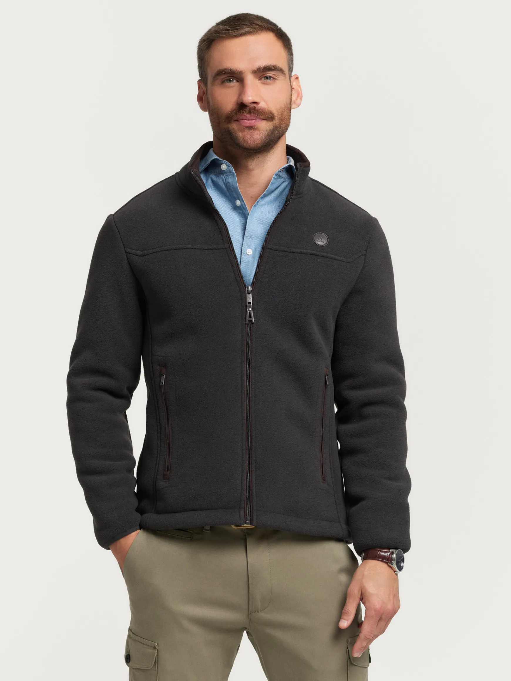 Alvaro Moreno Cazadoras Y Parkas|CAZADORA POLAR MARRÓN Marrón