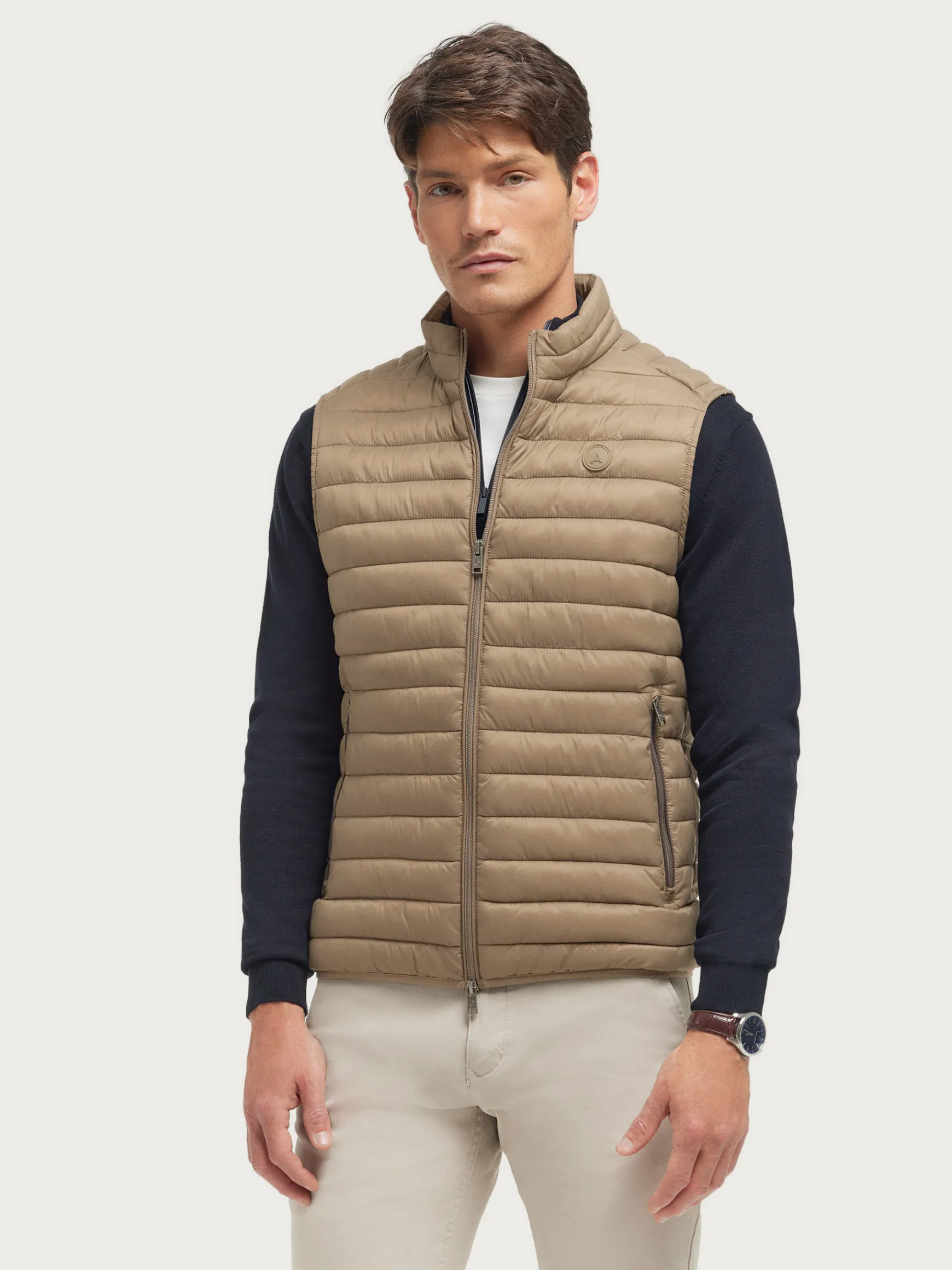 Alvaro Moreno Chalecos|CHALECO DENKER Camel