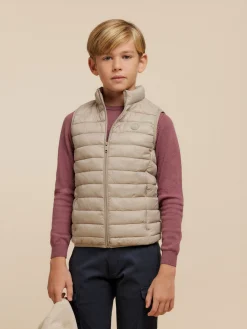 Alvaro Moreno Cazadoras Y Chalecos|CHALECO NIRO KIDS Beige