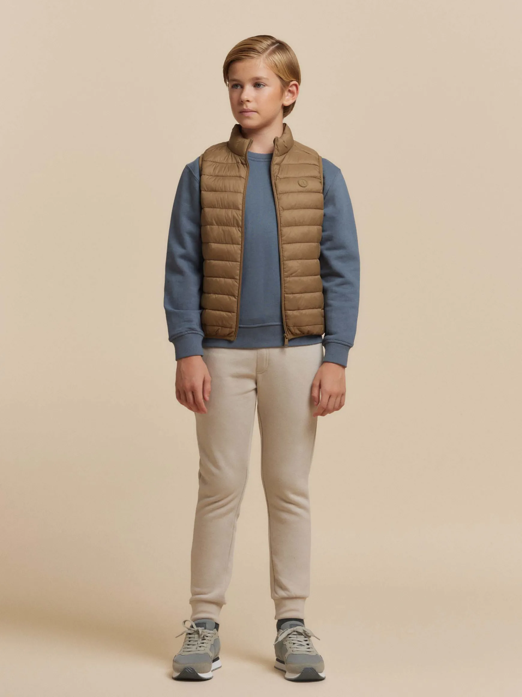 Alvaro Moreno Cazadoras Y Chalecos|CHALECO NIRO KIDS Mostaza