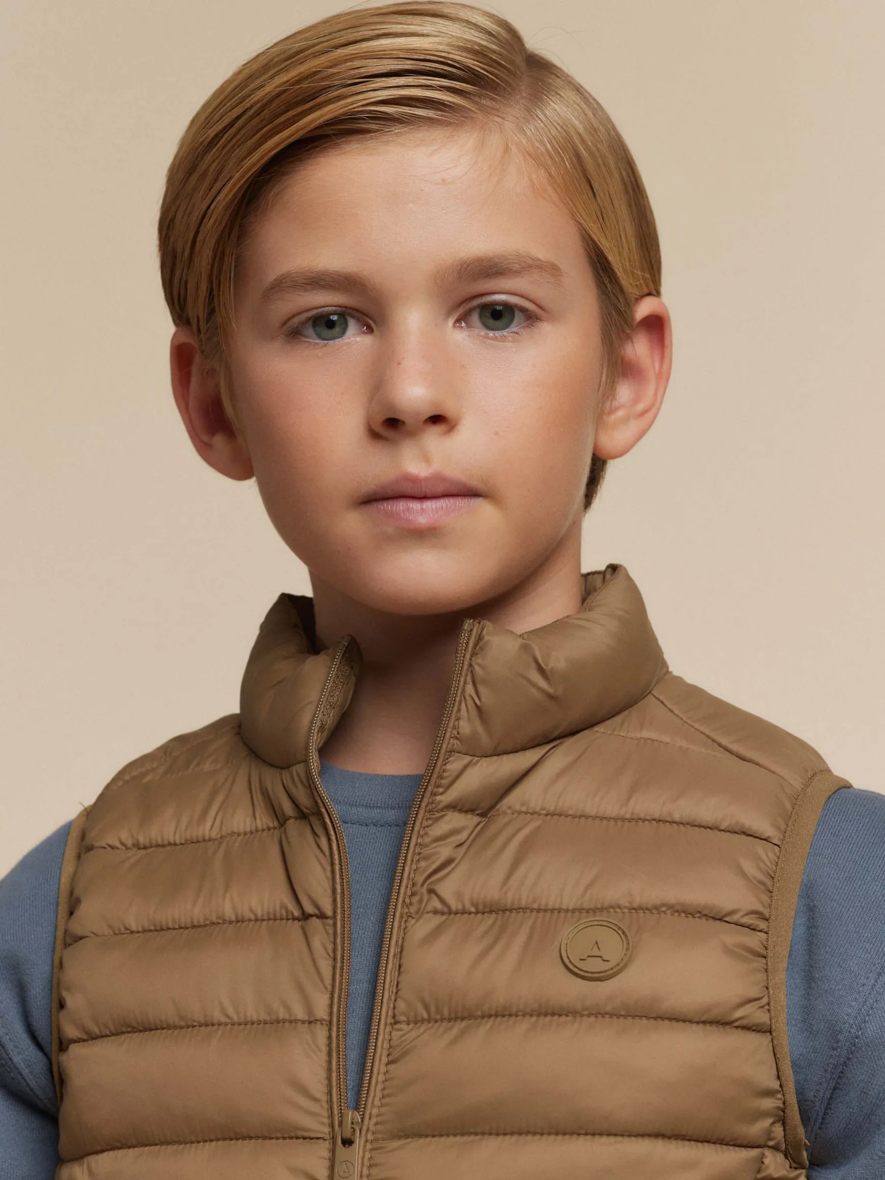 Alvaro Moreno Cazadoras Y Chalecos|CHALECO NIRO KIDS Mostaza