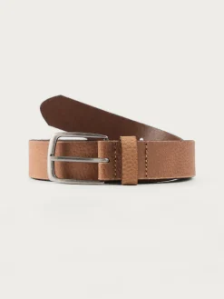 Alvaro Moreno Cinturones|CINTURON LOGO PIEL Camel