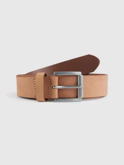 Alvaro Moreno Cinturones|CINTURON NOBUCK Beige
