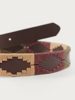 Alvaro Moreno Accesorios|CINTURON PAMPA KIDS Burdeos