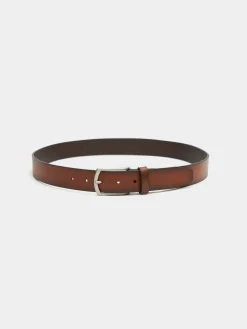 Alvaro Moreno Cinturones|CINTURON PIEL ROUGH Camel