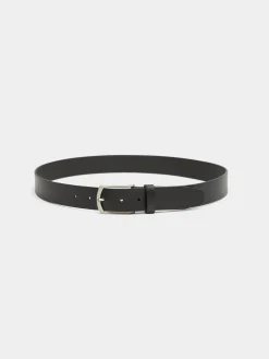 Alvaro Moreno Cinturones|CINTURON PIEL ROUGH Negro