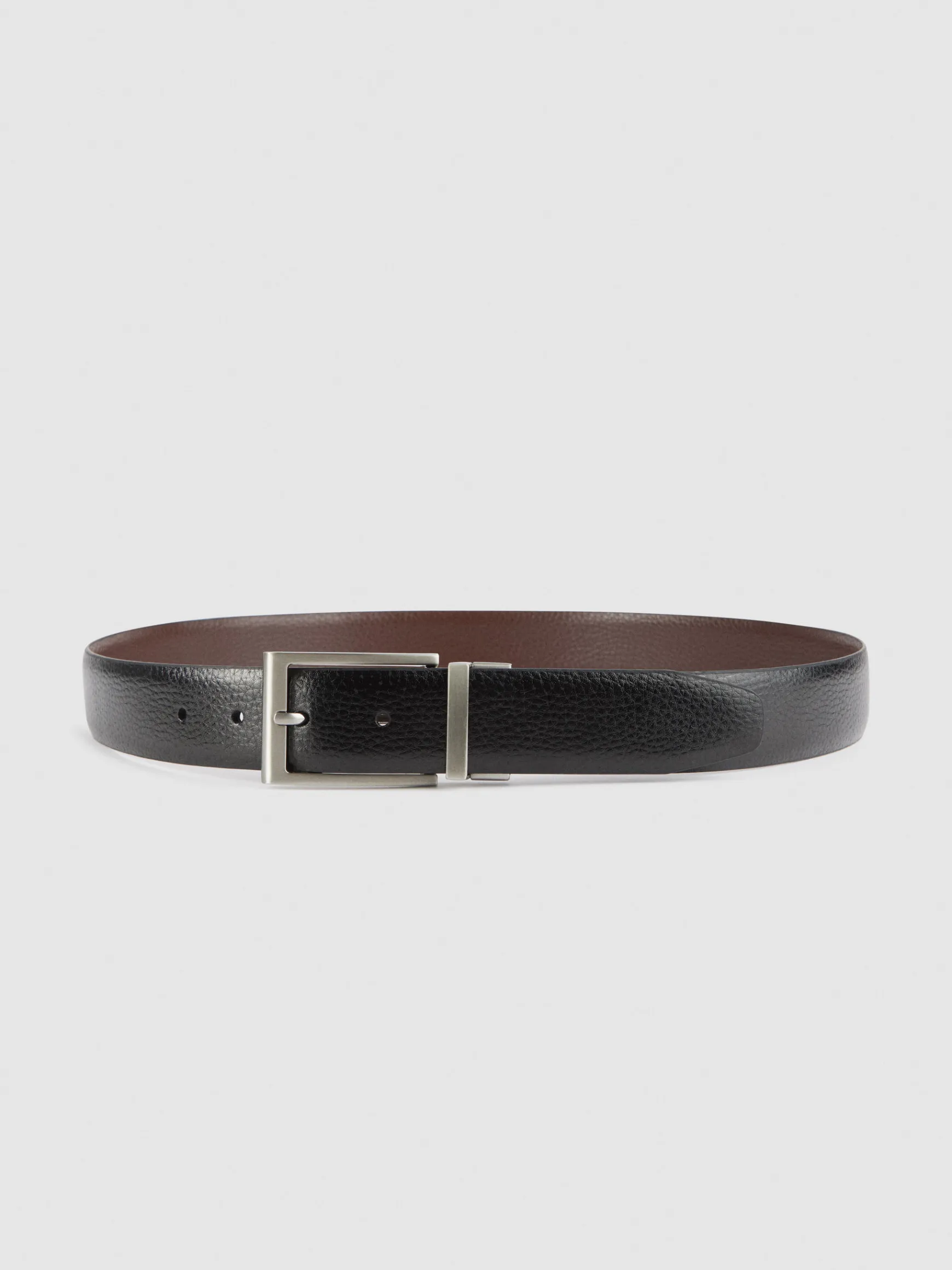 Alvaro Moreno Cinturones|CINTURON REVERSIBLE ROUGH Negro