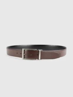 Alvaro Moreno Cinturones|CINTURON REVERSIBLE ROUGH Negro
