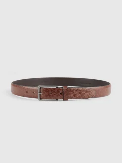 Alvaro Moreno Cinturones|CINTURON VESTIR LEATHER MARRÓN Marrón