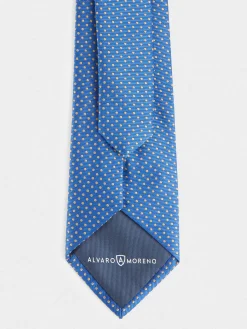 Alvaro Moreno Corbatas|Corbatas|CORBATA JACQUARD MF Azul