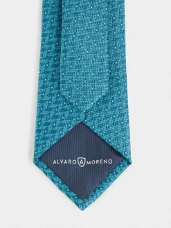 Alvaro Moreno Corbatas|Corbatas|CORBATA JACQUARD MF Azul