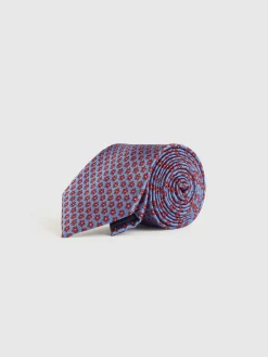 Alvaro Moreno Corbatas|Corbatas|CORBATA JACQUARD MF Azul