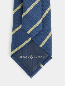 Alvaro Moreno Corbatas|Corbatas|CORBATA JACQUARD MF Azul