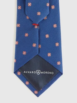 Alvaro Moreno Corbatas|Corbatas|CORBATA JACQUARD MF Azul