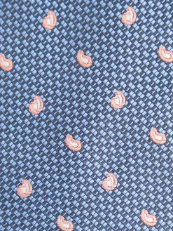 Alvaro Moreno Corbatas|Corbatas|CORBATA JACQUARD MF Azul
