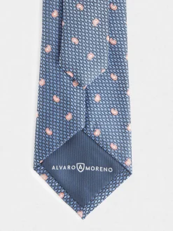 Alvaro Moreno Corbatas|Corbatas|CORBATA JACQUARD MF Azul