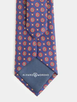 Alvaro Moreno Corbatas|Corbatas|CORBATA JACQUARD MF Azul