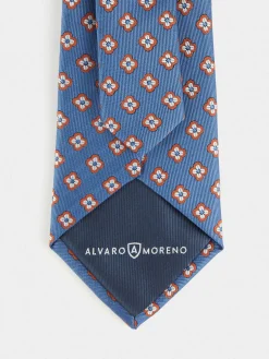 Alvaro Moreno Corbatas|Corbatas|CORBATA JACQUARD MF Azul