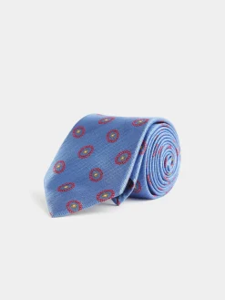 Alvaro Moreno Corbatas|Corbatas|CORBATA JACQUARD MF Azul