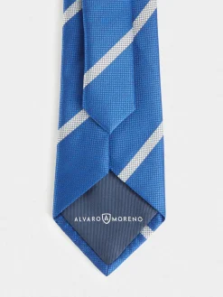 Alvaro Moreno Corbatas|Corbatas|CORBATA JACQUARD MF Azul