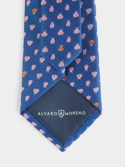 Alvaro Moreno Corbatas|Corbatas|CORBATA JACQUARD MF Azul