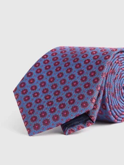 Alvaro Moreno Corbatas|Corbatas|CORBATA JACQUARD MF Azul