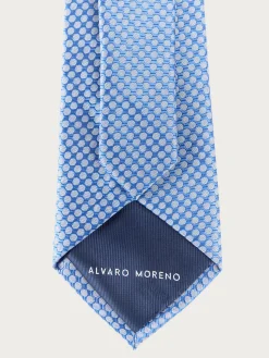 Alvaro Moreno Corbatas|Corbatas|CORBATA JACQUARD MF Azul