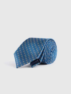 Alvaro Moreno Corbatas|Corbatas|CORBATA JACQUARD MF Azul