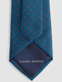 Alvaro Moreno Corbatas|Corbatas|CORBATA JACQUARD MF Azul