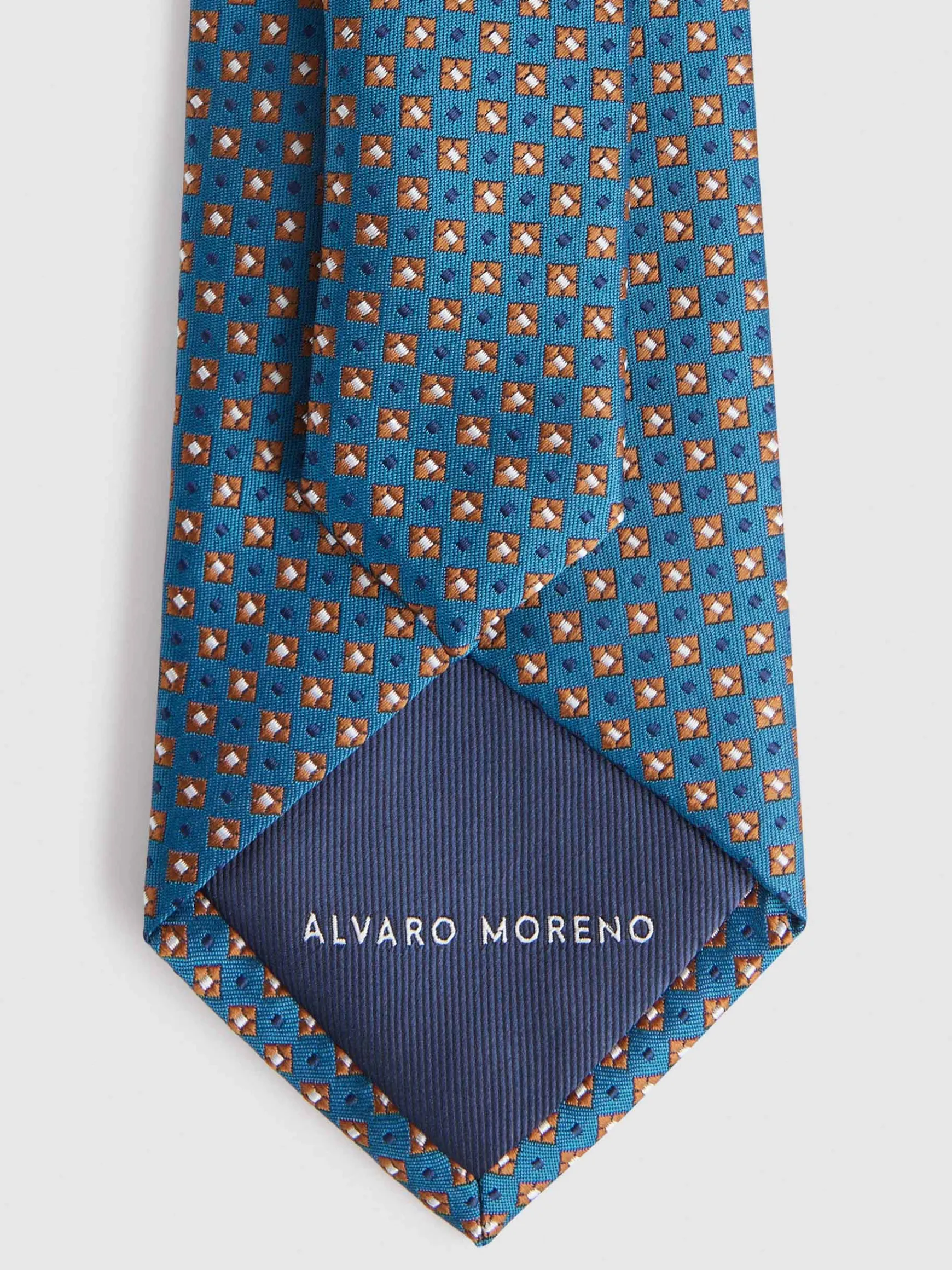 Alvaro Moreno Corbatas|Corbatas|CORBATA JACQUARD MF Azul