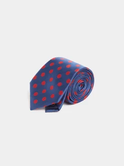 Alvaro Moreno Corbatas|Corbatas|CORBATA JACQUARD MF Azul Marino