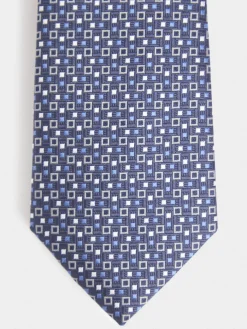 Alvaro Moreno Corbatas|Corbatas|CORBATA JACQUARD MF Azul Marino