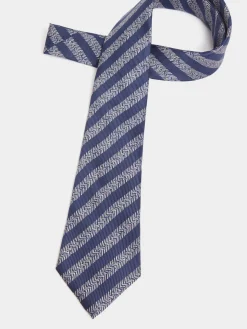 Alvaro Moreno Corbatas|Corbatas|CORBATA JACQUARD MF Azul Marino