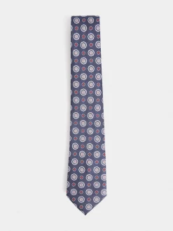 Alvaro Moreno Corbatas|Corbatas|CORBATA JACQUARD MF Azul Marino
