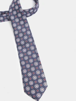 Alvaro Moreno Corbatas|Corbatas|CORBATA JACQUARD MF Azul Marino