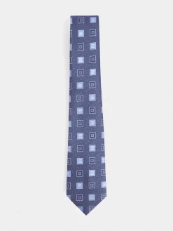 Alvaro Moreno Corbatas|Corbatas|CORBATA JACQUARD MF Azul Marino