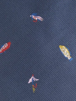 Alvaro Moreno Corbatas|Corbatas|CORBATA JACQUARD MF Azul Marino
