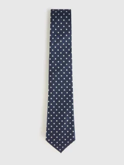 Alvaro Moreno Corbatas|Corbatas|CORBATA JACQUARD MF Azul Marino