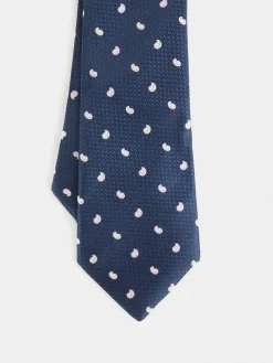 Alvaro Moreno Corbatas|Corbatas|CORBATA JACQUARD MF Azul Marino