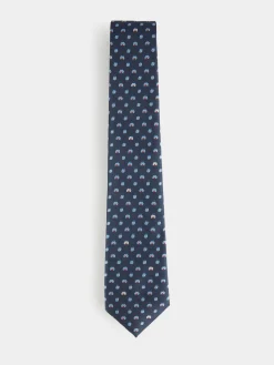 Alvaro Moreno Corbatas|Corbatas|CORBATA JACQUARD MF Azul Marino