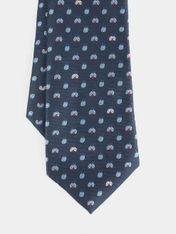 Alvaro Moreno Corbatas|Corbatas|CORBATA JACQUARD MF Azul Marino