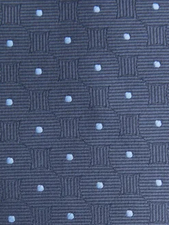 Alvaro Moreno Corbatas|Corbatas|CORBATA JACQUARD MF Azul Marino