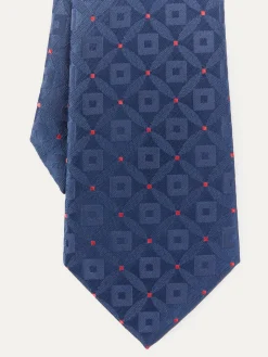 Alvaro Moreno Corbatas|Corbatas|CORBATA JACQUARD MF Azul Marino
