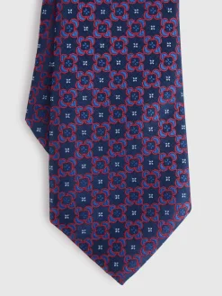 Alvaro Moreno Corbatas|Corbatas|CORBATA JACQUARD MF Azul Marino