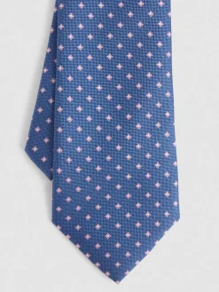 Alvaro Moreno Corbatas|Corbatas|CORBATA JACQUARD MF Azul Marino